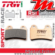 Plaquettes de frein Avant ~ Honda 260 Cota 4RT HM-Italy 2014+ ~ TRW Lucas MCB 766 RSI