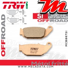 Plaquettes de frein Arrière ~ Honda CRF 250 M MD38 2014+ ~ TRW Lucas MCB 867 SI