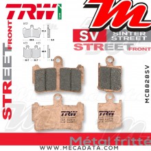 Plaquettes de frein Avant ~ Honda VFR 1200 FA ABS SC63 2010+ ~ TRW Lucas MCB 828 SV