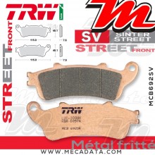 Plaquettes de frein Avant ~ Honda ST 1100 Pan European ABS SC26 1996-2002 ~ TRW Lucas MCB 692 SV