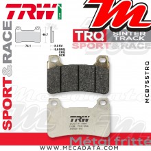 Plaquettes de frein Avant ~ Honda CBR 1000 RA Fireblade ABS SC59 2012+ ~ TRW Lucas MCB 755 TRQ 