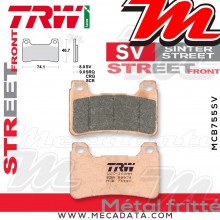 Plaquettes de frein Avant ~ Honda CBR 1000 RA Fireblade ABS SC59 2012+ ~ TRW Lucas MCB 755 SV 