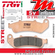 Plaquettes de frein Arrière ~ Honda CBR 1000 F, Dual CBS SC24 1993-2001 ~ TRW Lucas MCB 658 SV