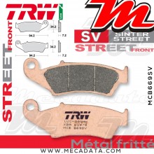 Plaquettes de frein Avant ~ Honda XRV 750 Afrika Twin RD07 1993-2003 ~ TRW Lucas MCB 669 SV