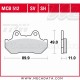 Plaquettes de frein Avant ~ Honda XLV 750 R RD01 1984-1988 ~ TRW Lucas MCB 512 SV 