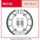Mâchoires de frein Arrière ~ Honda VT 750 D Black Widow RC48 2001-2004 ~ TRW Lucas MCS 822 