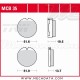Plaquettes de frein Avant ~ Honda CB 750 K7 CB750K 1978+ ~ TRW Lucas MCB 35 
