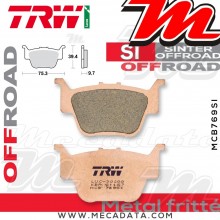 Plaquettes de frein Arrière ~ Honda TRX 680 Fourtrax 2006+ ~ TRW Lucas MCB 769 SI