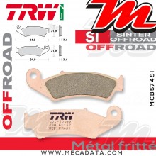 Plaquettes de frein Avant ~ Honda XR 600 R PE04 1993-1999 ~ TRW Lucas MCB 574 SI 