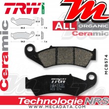 Plaquettes de frein Avant ~ Honda XR 600 R PE04 1993-1999 ~ TRW Lucas MCB 574 