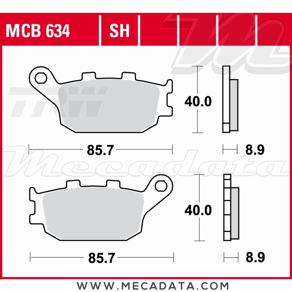 Levier de frein pour Honda CBF500 (04-07)