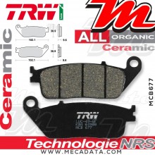 Plaquettes de frein Avant ~ Honda CBF 500 PC39 2004 ~ TRW Lucas MCB 677