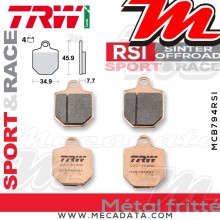 Plaquettes de frein Avant ~ Honda CRM 450 HM-Italy 2007+ ~ TRW Lucas MCB 794 RSI 