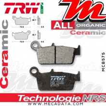 Plaquettes de frein Arrière ~ Honda XR 250 L (E-starter) 2002-2007 ~ TRW Lucas MCB 575 