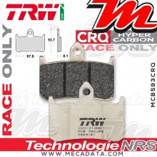 Plaquettes de frein Avant ~ Honda NSR 250 R MC28 1994-1997 ~ TRW Lucas MCB 593 CRQ