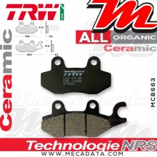 Plaquettes de frein Avant ~ Honda NSR 150 2002+ ~ TRW Lucas MCB 663