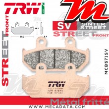 Plaquettes de frein Avant ~ Honda RS 125 R 1988-1989 ~ TRW Lucas MCB 571 SV