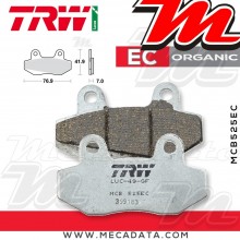 Plaquettes de frein Avant ~ Honda FS 125 Sonic 2003+ ~ TRW Lucas MCB 525 EC