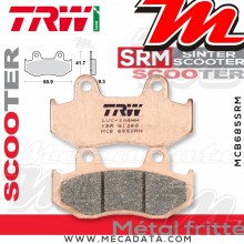 Plaquettes de frein Avant ~ Honda CH 125 Spacy JF03A 1994+ ~ TRW Lucas MCB 685 SRM