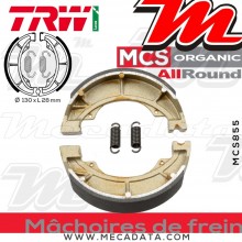 Mâchoires de frein Arrière ~ Honda CRF 110 2013+ ~ TRW Lucas MCS 855