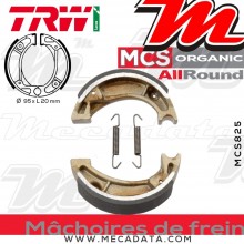 Mâchoires de frein Arrière ~ Honda CRF 100 2004-2012 ~ TRW Lucas MCS 825