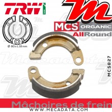 Mâchoires de frein Avant ~ Honda Z 50 R, C-X AB02 1982-1999 ~ TRW Lucas MCS 827