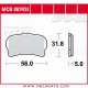 Plaquettes de frein Avant ~ HM 300 RR 2016+ ~ TRW Lucas MCB 887 RSI 