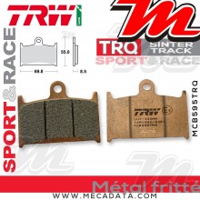 Plaquettes de frein Avant ~ Triumph 1050 Sprint GT ABS 215ND 2011+ ~ TRW Lucas MCB 595 TRQ 