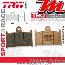 Plaquettes de frein Avant ~ Triumph 955 Sprint ST T695 1999-2004 ~ TRW Lucas MCB 595 TRQ 