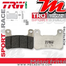 Plaquettes de frein Avant ~ Suzuki GSXR 1000 WVBZ 2004 ~ TRW Lucas MCB 752 TRQ 