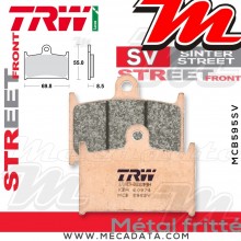 Plaquettes de frein Avant ~ Suzuki GSXR 1100 GV73C 1989-1992 ~ TRW Lucas MCB 595 SV 