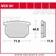 Plaquettes de frein Avant ~ Suzuki XN 850 GR71A 1983+ ~ TRW Lucas MCB 501 