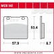 Plaquettes de frein Avant ~ Suzuki VS 750 GLP Intruder VR51B 1986-1991 ~ TRW Lucas MCB 542 
