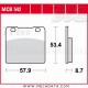 Plaquettes de frein Avant ~ Suzuki VS 750 GLP Intruder VR51B 1986-1991 ~ TRW Lucas MCB 542 