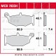 Plaquettes de frein Arrière ~ Suzuki GSXR 750 WVCW 2008-2010 ~ TRW Lucas MCB 783 SH 