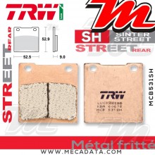 Plaquettes de frein Arrière ~ Suzuki GSXR 750 GR7BB 1992-1993 ~ TRW Lucas MCB 531 SH 