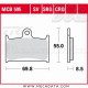 Plaquettes de frein Avant ~ Suzuki GSXR 750 GR7AB 1990-1991 ~ TRW Lucas MCB 595 TRQ 