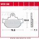 Plaquettes de frein Avant ~ Suzuki LS 650 P Savage NP41B 1986-2001 ~ TRW Lucas MCB 550 