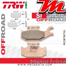 Plaquettes de frein Avant Droite ~ Suzuki LT-A 400 King Quad 2008-2012 ~ TRW Lucas MCB 787 SI