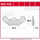 Plaquettes de frein Avant ~ Polaris 800 Sportsman Touring, X 2 EFI 2007+ ~ TRW Lucas MCB 761 SI 