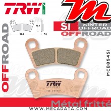 Plaquettes de frein Avant ~ Polaris 800 Ranger RZR, S EFI 2008+ ~ TRW Lucas MCB 854 SI