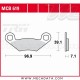 Plaquettes de frein Avant ~ Polaris 500 Sportsman Touring HO 2009-2011 ~ TRW Lucas MCB 619 