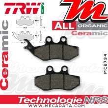 Plaquettes de frein Avant ~ Peugeot LXR 200 LH 2010+ ~ TRW Lucas MCB 734