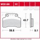 Plaquettes de frein Avant ~ Peugeot e-Vivacity 2011+ ~ TRW Lucas MCB 694 EC 
