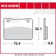 Plaquettes de frein Avant ~ SYM 600 MaxSym i 2014+ ~ TRW Lucas MCB 849 SRM 