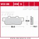 Plaquettes de frein Avant ~ SYM GTS 150 2007+ ~ TRW Lucas MCB 800 SRM 