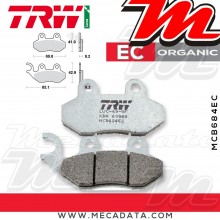 Plaquettes de frein Avant ~ SYM 125 X'Pro 2014+ ~ TRW Lucas MCB 684 EC 