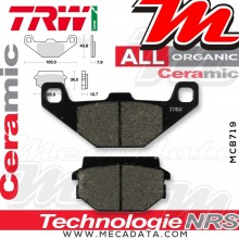 Plaquettes de frein Avant ~ SYM 125 Husky N125A-6 1999+ ~ TRW Lucas MCB 719