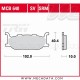 Plaquettes de frein Avant ~ Yamaha XVS 1300 Stryker VP26 2011+ ~ TRW Lucas MCB 640 SV 