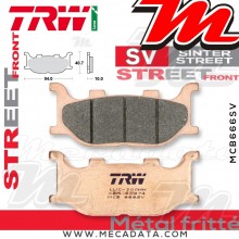 Plaquettes de frein Avant ~ Yamaha MT-03 660 RM05 2013+ ~ TRW Lucas MCB 666 SV